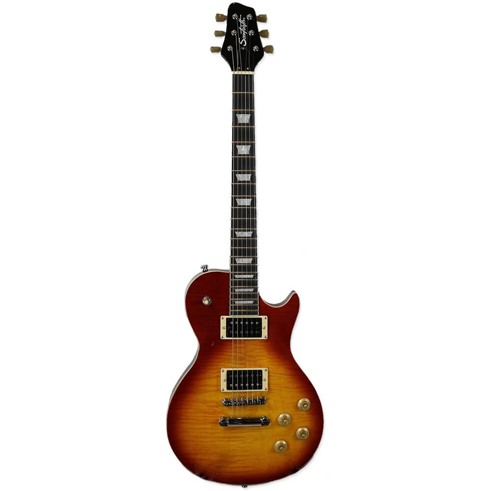 Sawtooth Heritage 60 Series Flame Maple Top Electric Guitar Vintage Cherry Burst ST-H60S-TBFL