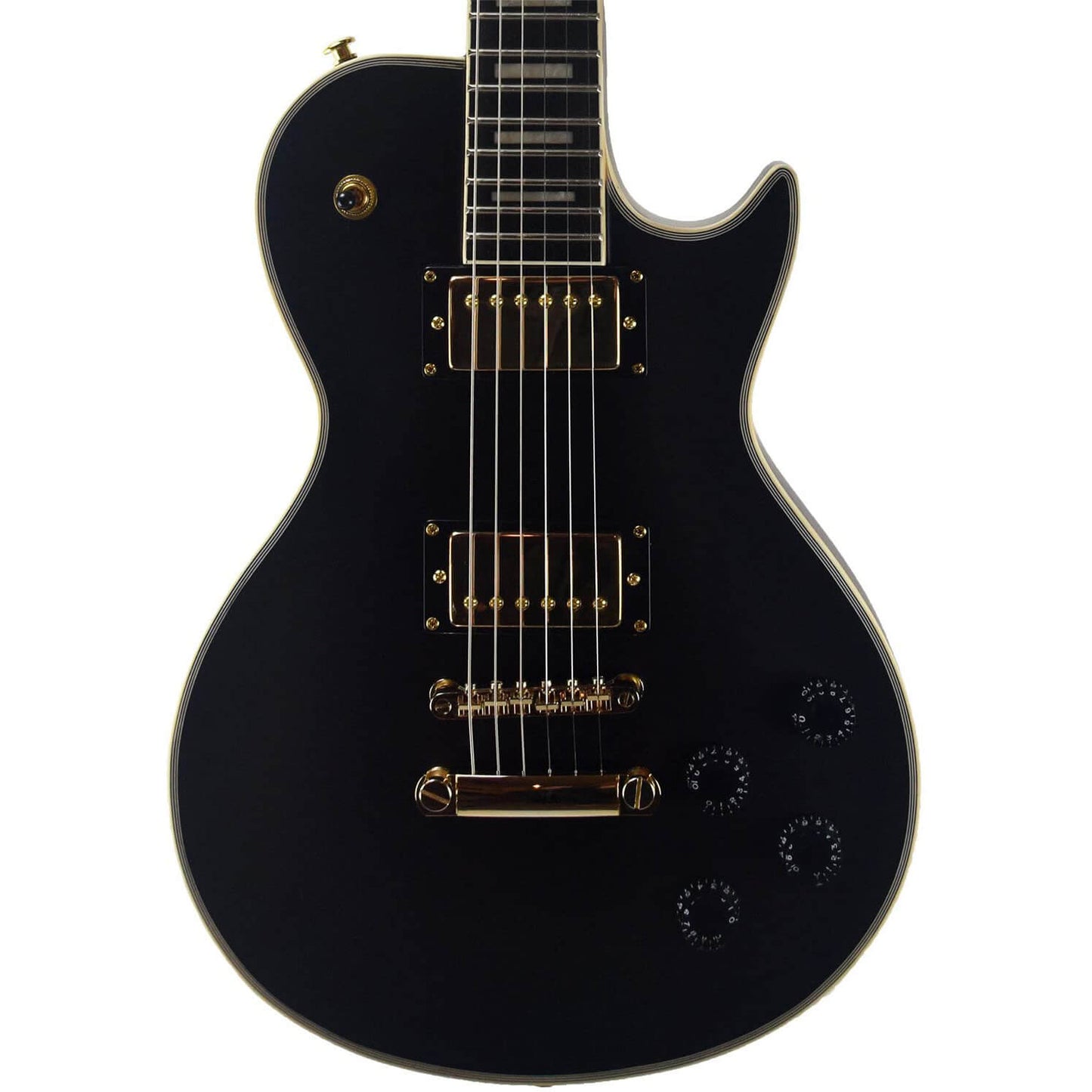 Sawtooth Heritage 70 Series Maple Top Electric Guitar Satin Black ST-H70C-STNBK