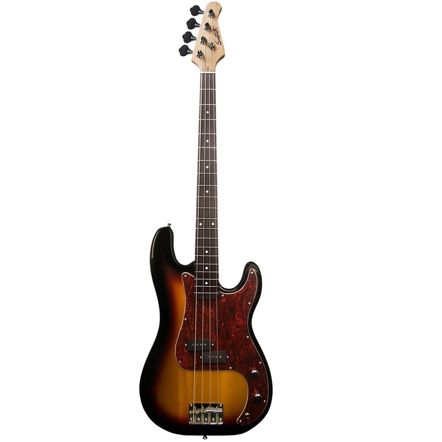 Sawtooth EP Series Electric Bass Guitar Players Pack Vintage Burst with 25-Watt Amp, Case, Tuner, Cable, Stand and Strap ST-PB-VBT-PLAY