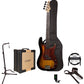 Sawtooth EP Series Electric Bass Guitar Players Pack Vintage Burst with 25-Watt Amp, Case, Tuner, Cable, Stand and Strap ST-PB-VBT-PLAY