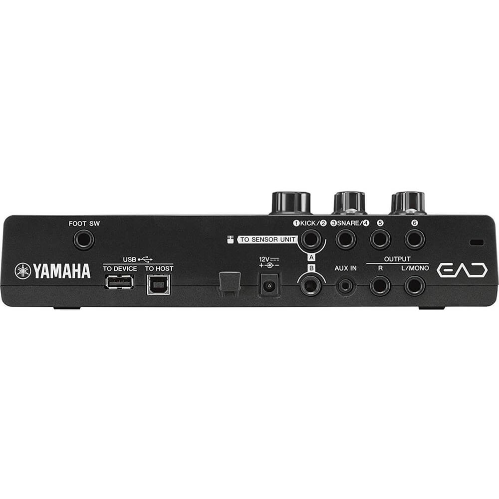 Yamaha EAD10 Electronic Acoustic Drum Module with Yamaha DT-50S Metal Body, Dual-Zone Acoustic Snare/Tom Trigger and On-Ear Stereo Headphones