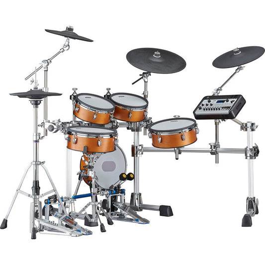 Yamaha DTX10K-M RW Electronic Drum Kit with Mesh Pads Real Wood