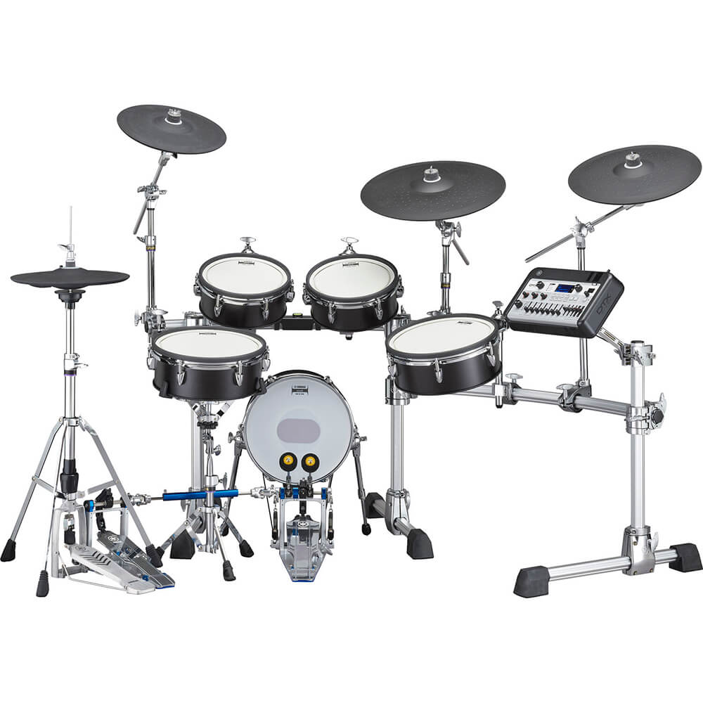 Yamaha DTX10K-X BF Electronic Drum Kit with TCS Pads Black Forest