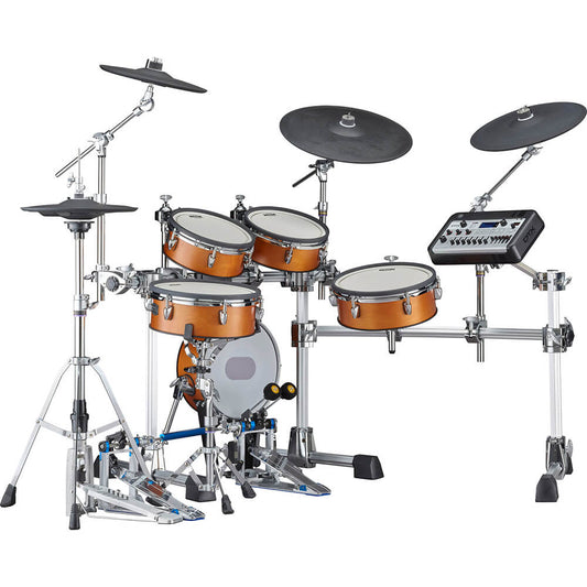 Yamaha DTX10K-X RW Electronic Drum Kit with TCS Pads Real Wood