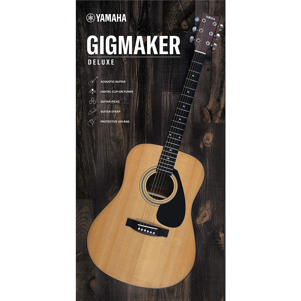 Yamaha GigMaker Deluxe Acoustic Guitar Package (Natural)