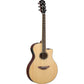 Yamaha APX600 NA Thin Body Acoustic-Electric Guitar Natural with FREE Padded, 6-Pocket Guitar GigBag