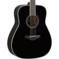 Yamaha FG-TA BL TransAcoustic Dreadnought Acoustic-Electric Guitar Black