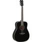Yamaha FG-TA BL TransAcoustic Dreadnought Acoustic-Electric Guitar Black