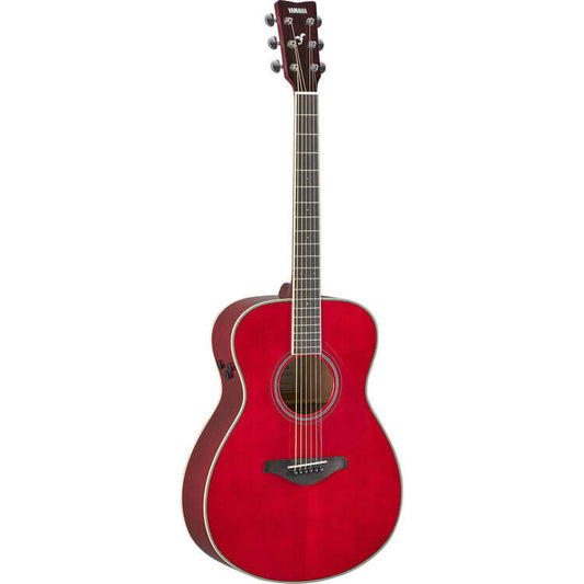 Yamaha FS-TA RR TransAcoustic Concert Acoustic-Electric Guitar Ruby Red