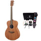 Yamaha Storia II Concert Acoustic-Electric Guitar Natural Bundle with Guitar Lab Accessory Kit
