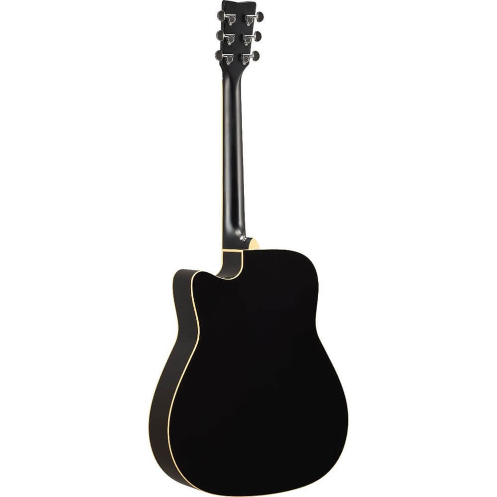 Yamaha FGC-TA TransAcoustic Dreadnought Acoustic-Electric Guitar Black
