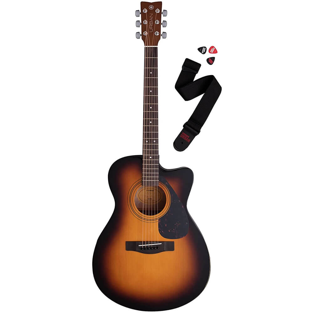 Yamaha Urban Guitar Acoustic Guitar with Lessons by Keith Urban KUA100 TBS
