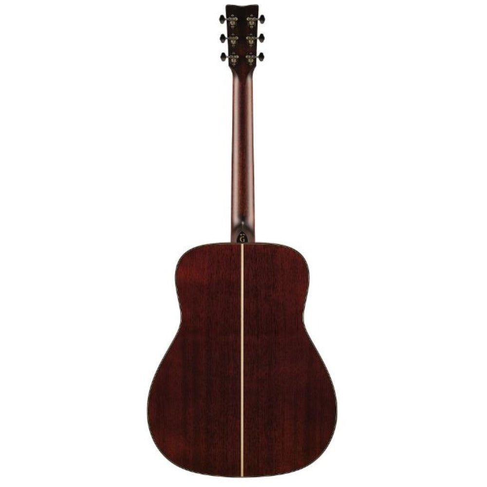Yamaha FG9 M NT Ultra-Premium Dreadnought Style Acoustic Folk Guitar with Hardshell Case - Natural with Mahogany Back & Sides