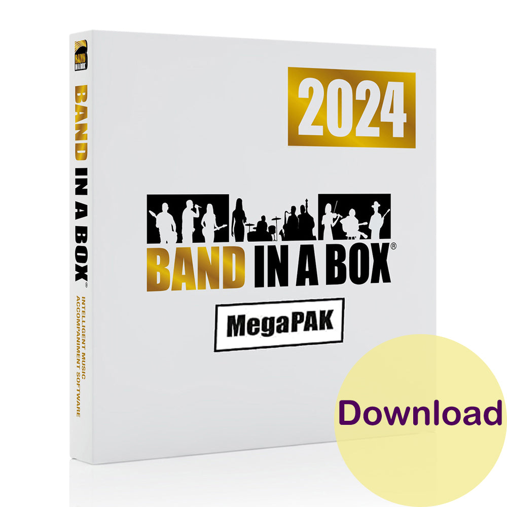 Band-in-a-Box 2024 MEGAPAK Windows (Download)