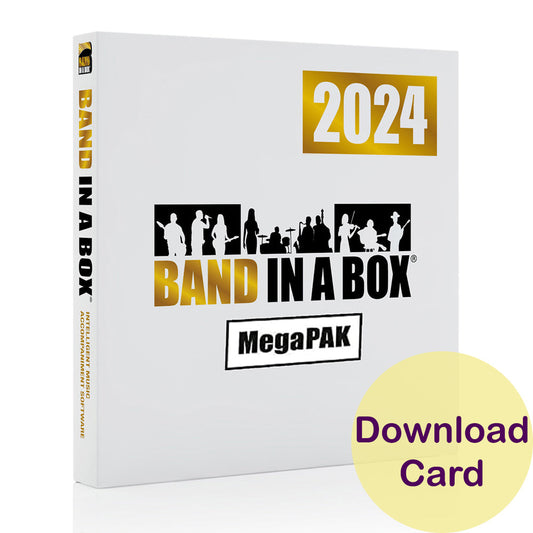 Band-in-a-Box 2024 MEGAPAK MacOS (Download Card)