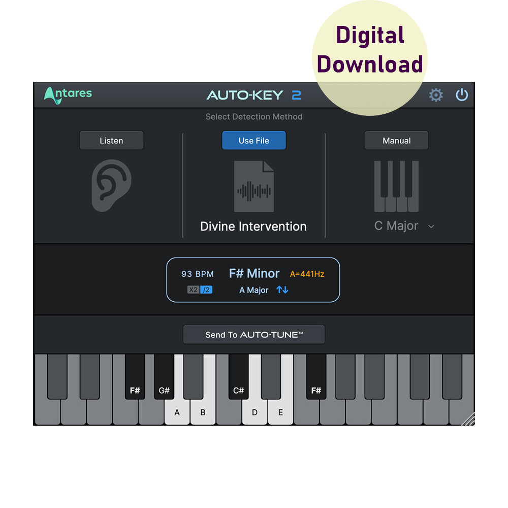 Antares Auto-Key 2 Automatic Key and Scale Detection Software Plug-in (Download)