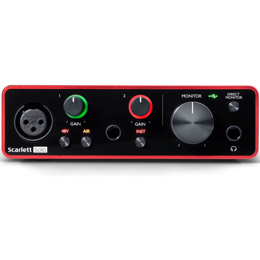 Focusrite Scarlett Solo (3rd Gen) USB Audio Interface