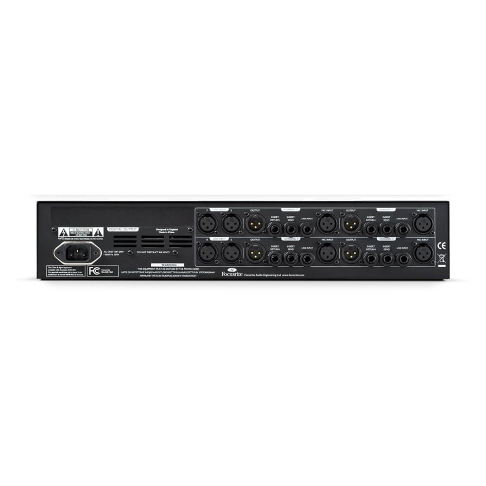 Focusrite ISA428 MkII Four-Channel Mic Preamp Bundled with 4 x 15ft XLR Cables and 4 x 10ft TRS Cables