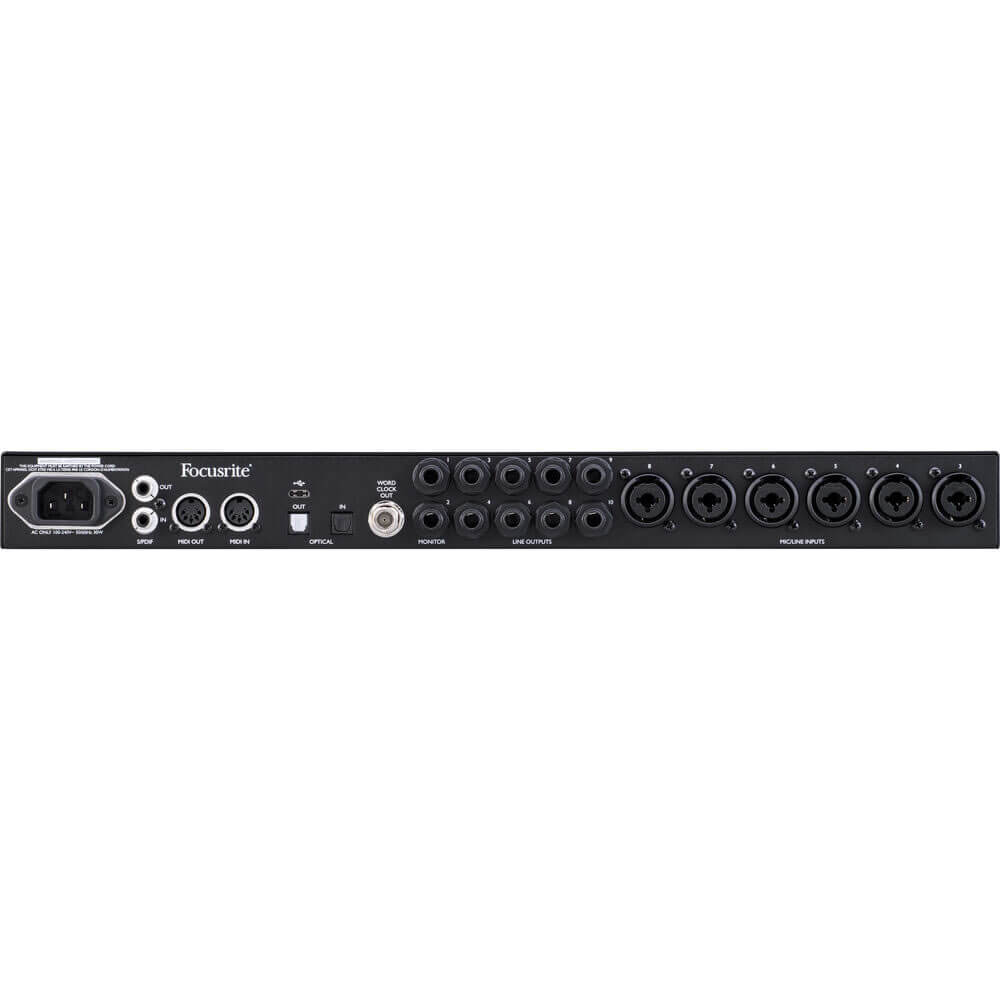 Focusrite Clarett+ 8Pre 18-in 20-out USB-C Audio Interface