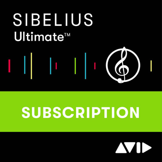 Sibelius Ultimate Music Notation Software Annual Subscription (Download)