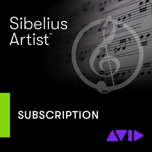 Sibelius Artist Music Notation Software 1-Year Subscription (Download)