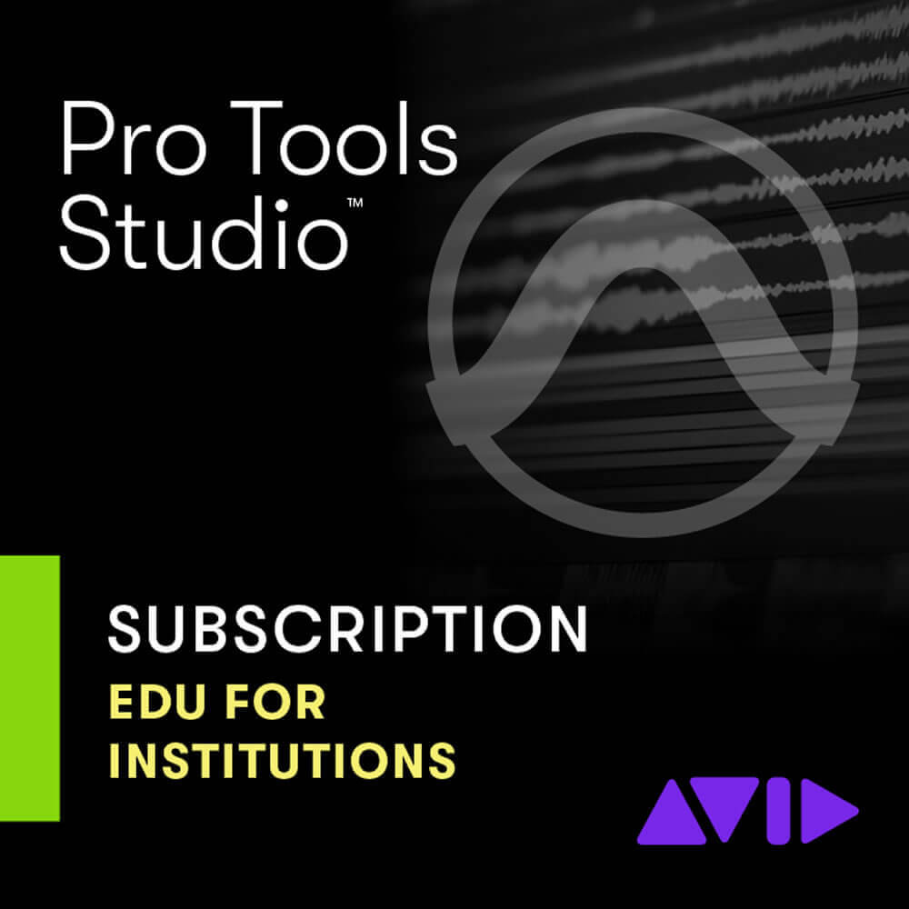 Avid Pro Tools Studio 1-Year Subscription License Academic Institution (Download)