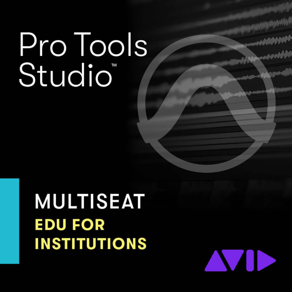 Avid Pro Tools Studio Multiseat 1-Year Subscription License Academic Institution (Download)